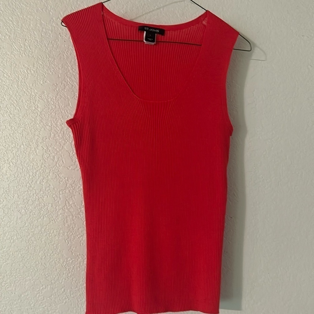 St. John knit tank top